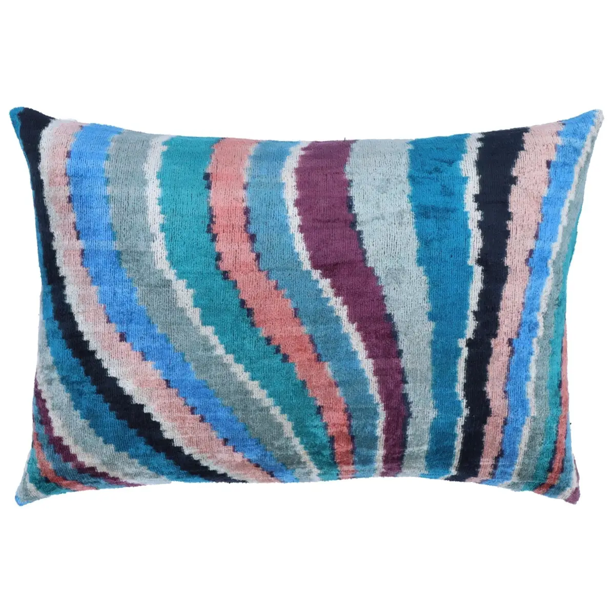 Canvello Handmade Luxury Rainbow Pillow with Down Insert - Canvello