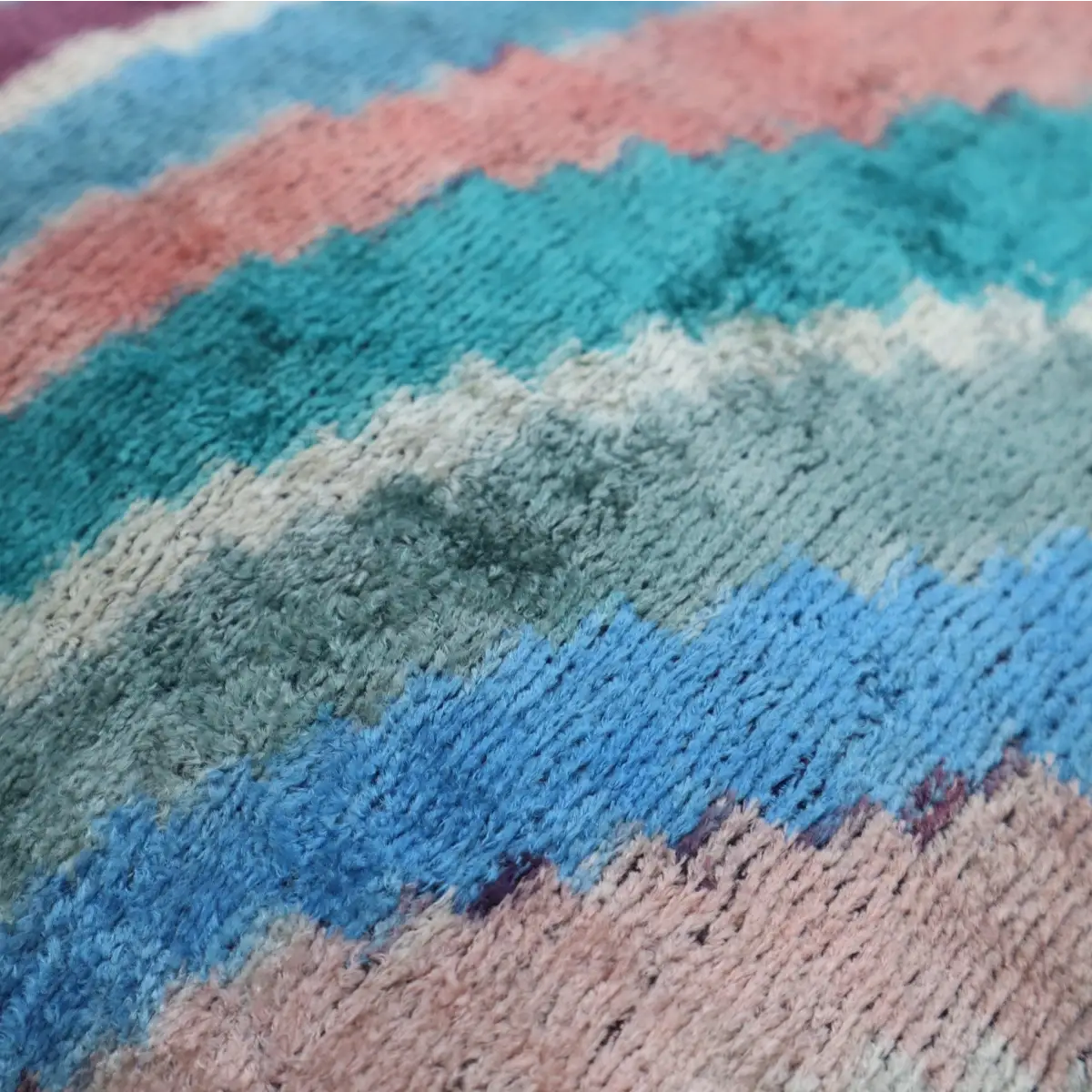 Canvello Handmade Luxury Rainbow Pillow with Down Insert - Canvello