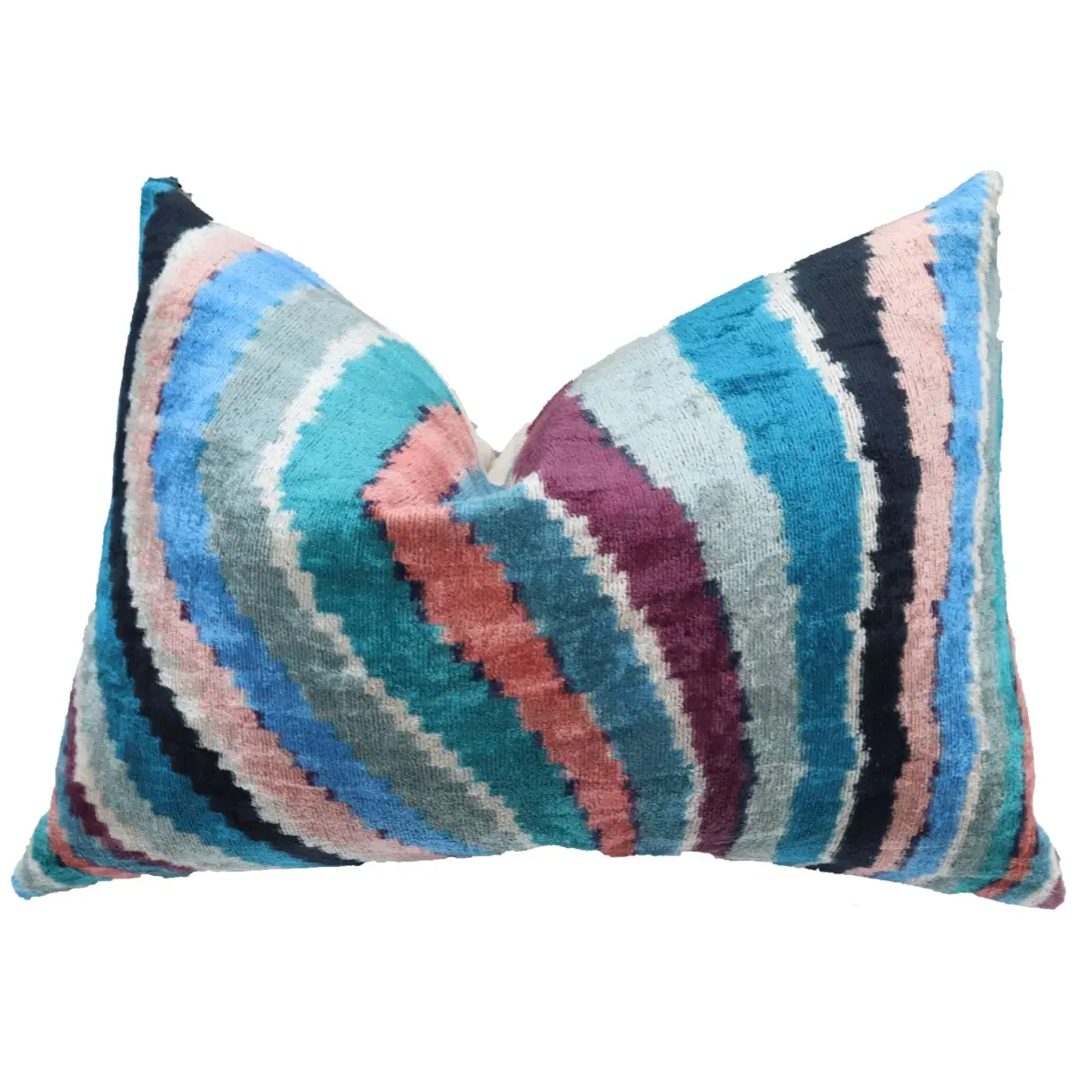 Canvello Handmade Luxury Rainbow Pillow with Down Insert - Canvello