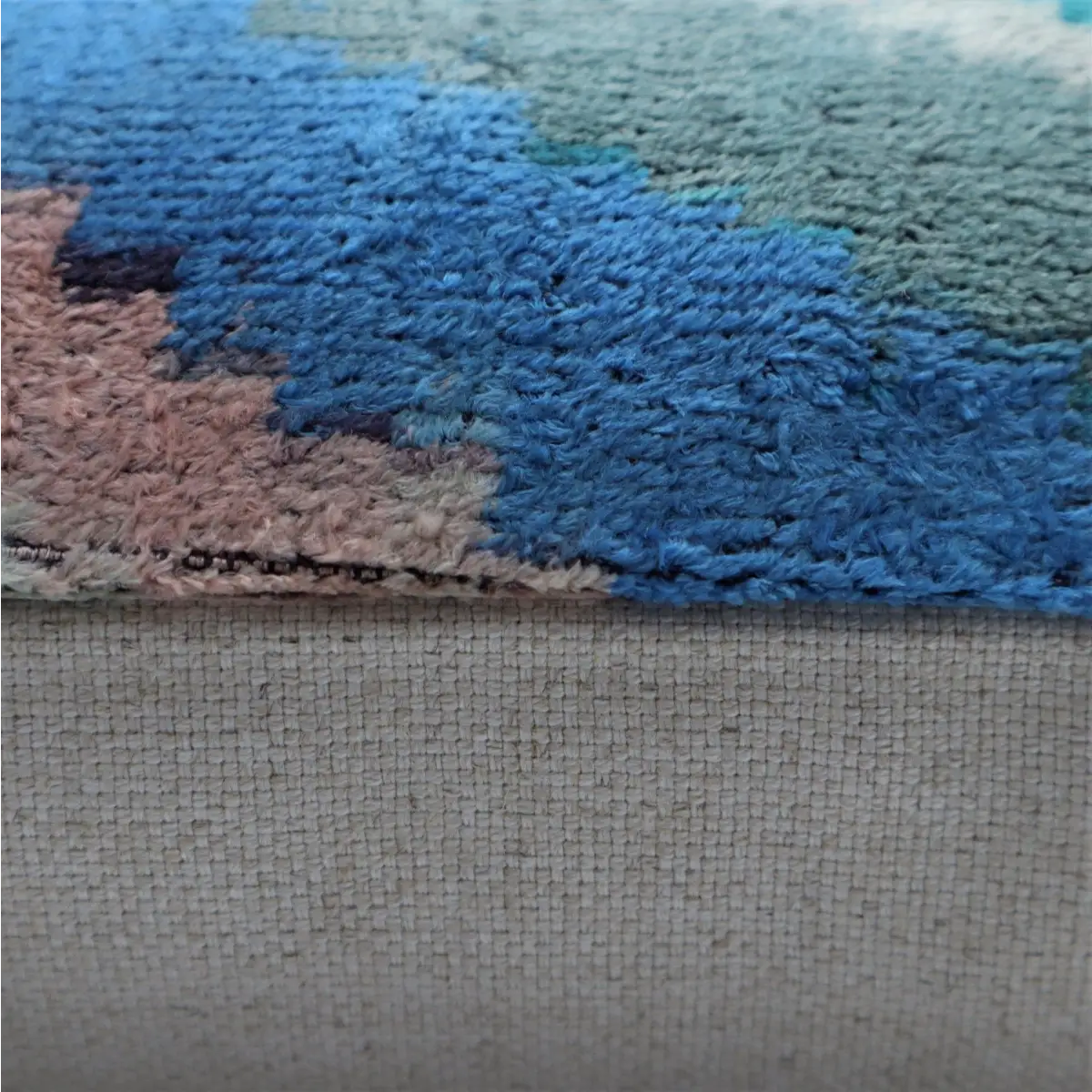 Canvello Handmade Luxury Rainbow Pillow with Down Insert - Canvello
