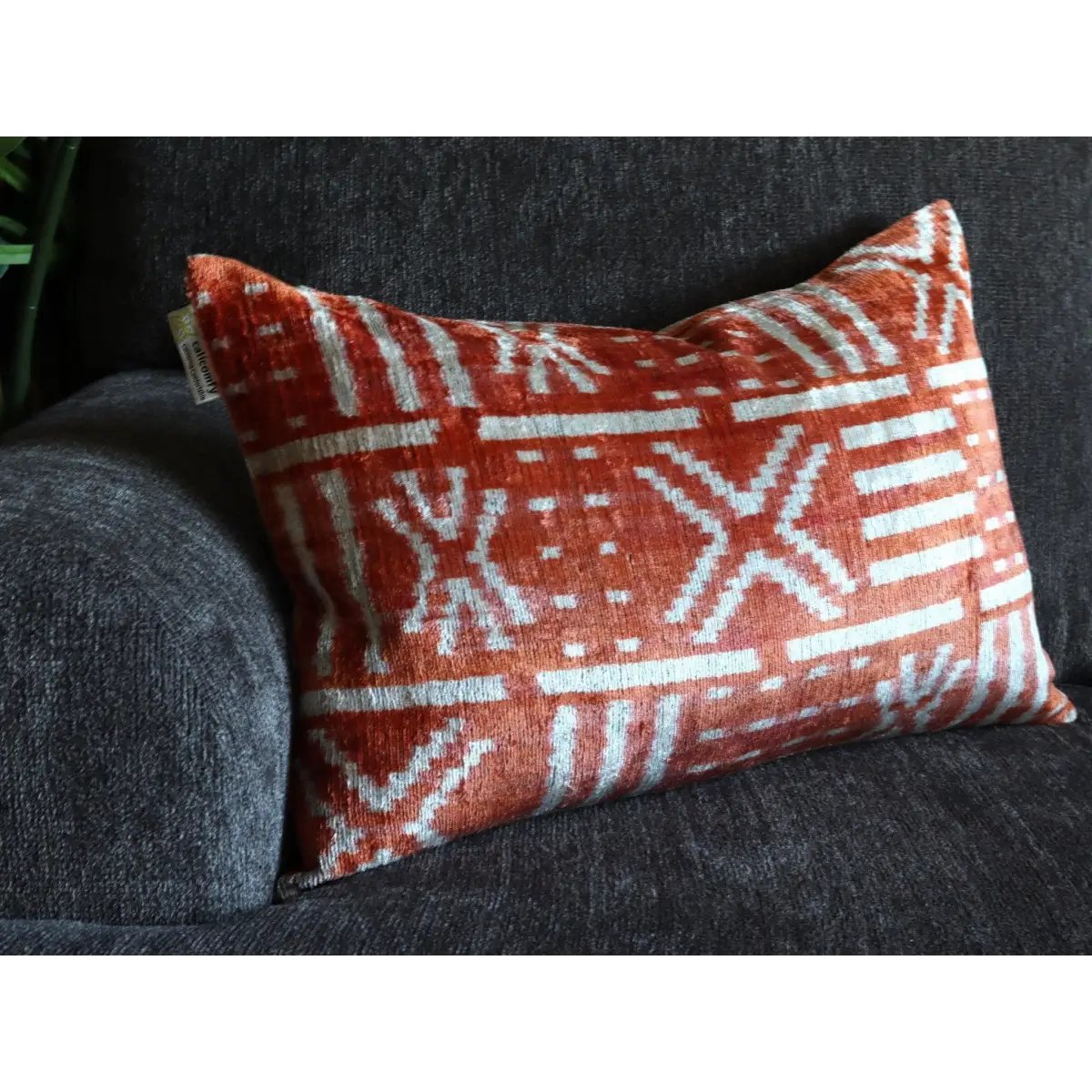 Canvello Handmade Luxury Soft Cushion with Down Feather Insert - 16x24in - Canvello