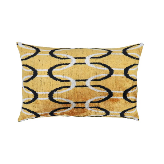 Canvello Handmade Luxury Velvet Gold Pillow - 16x24 - Canvello