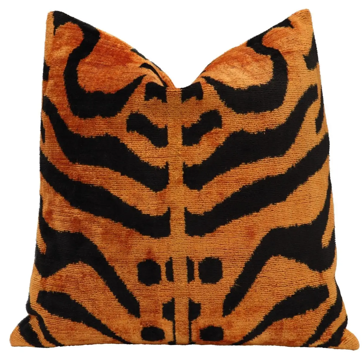 Canvello Handmade Orange Throw Pillow - 16x16 - Canvello