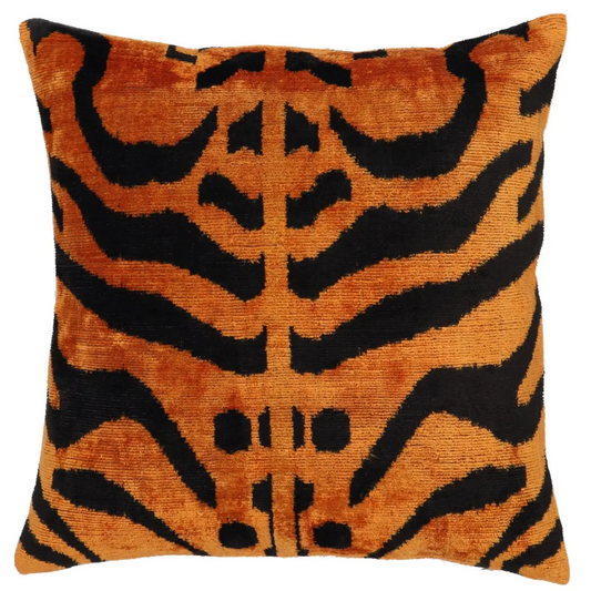 Canvello Handmade Orange Throw Pillow - 16x16 - Canvello
