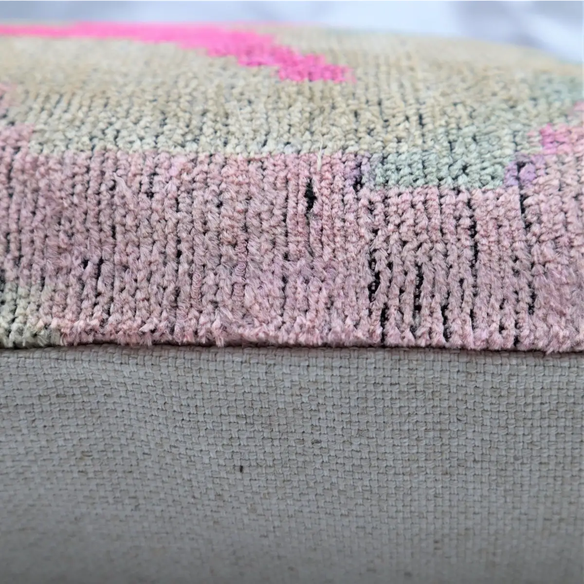 Canvello Handmade Pink Decorative Pillows - 16x16 inch - Canvello
