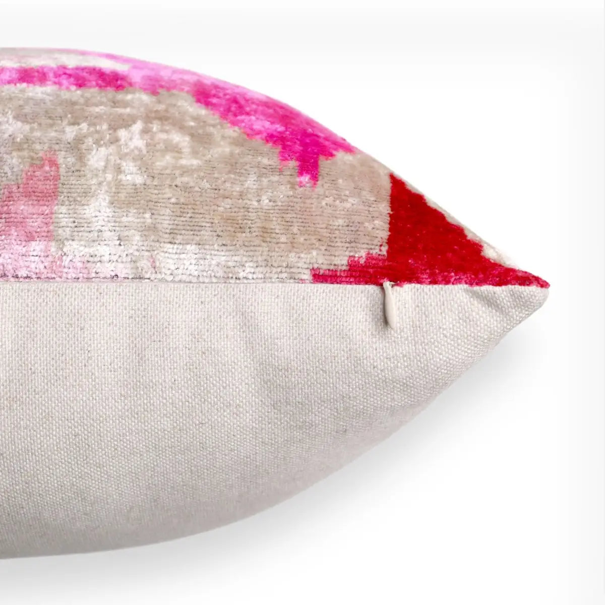 Canvello Handmade Pink start Throw Pillow with Down Insert - 18 x 18 - Canvello