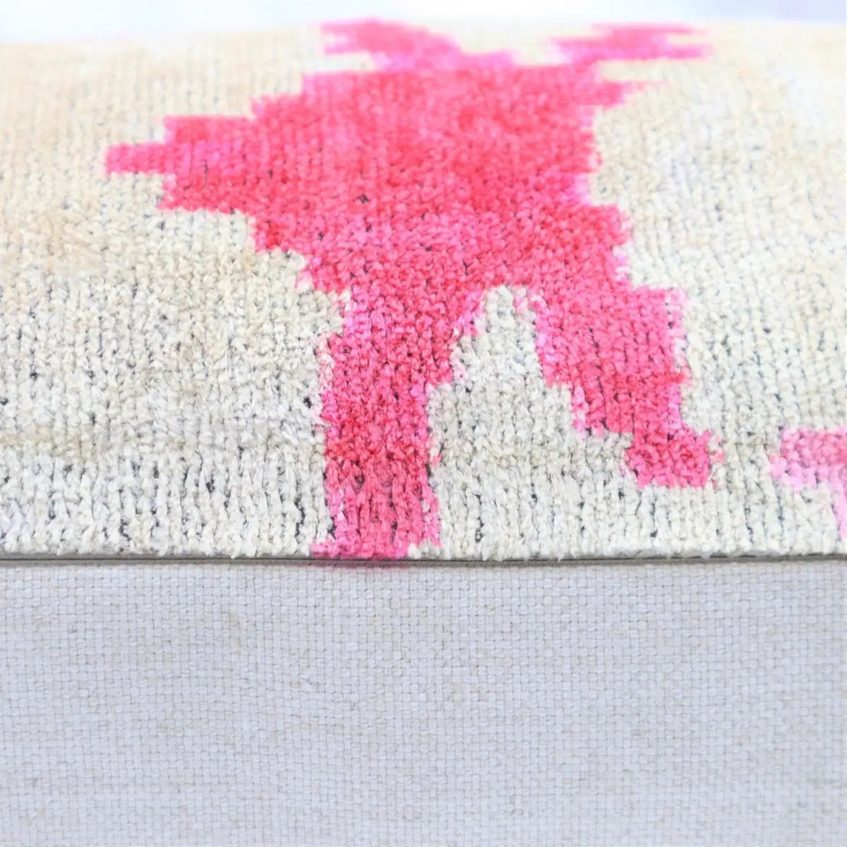 Canvello Handmade Pink Throw Pillow For Sofa | Set of 2 |18x18 |16x24 - Canvello