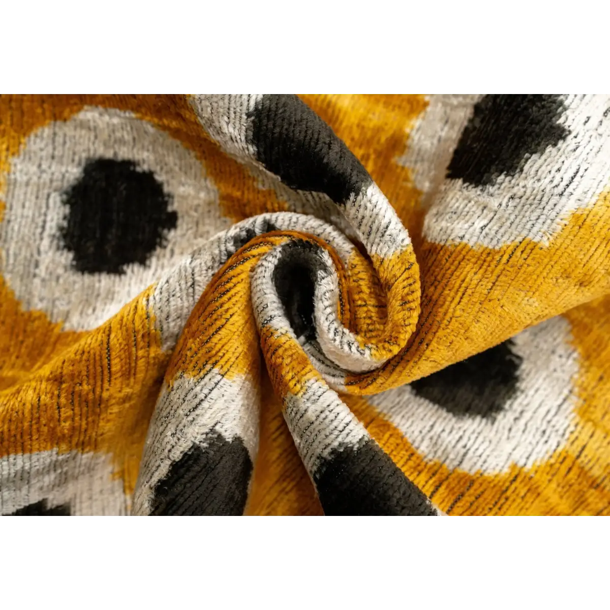Canvello Handmade Polka Dot Velvet Throw Pillow in Mustard Yellow - Perfect for Modern and Eclectic Decor | 16 x 24