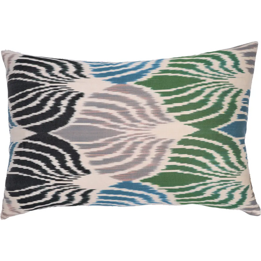 Canvello Handmade Silk Decorative Throw Pillow with Down Filled Insert - Canvello