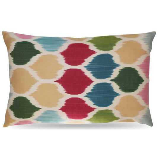 Canvello Handmade Silk Decorative Throw Pillow with Down Filled Insert - Canvello