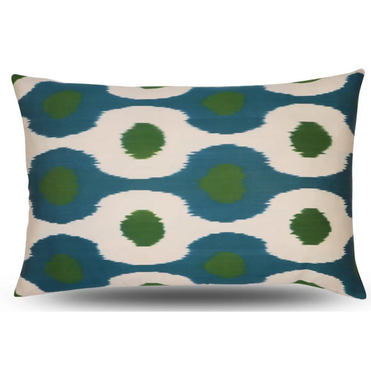 Canvello Handmade Silk Decorative Throw Pillow with Down Filled Insert - Canvello