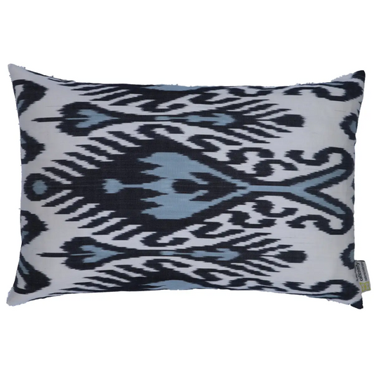 Canvello Handmade Silk Decorative Throw Pillow with Down Filled Insert - Canvello