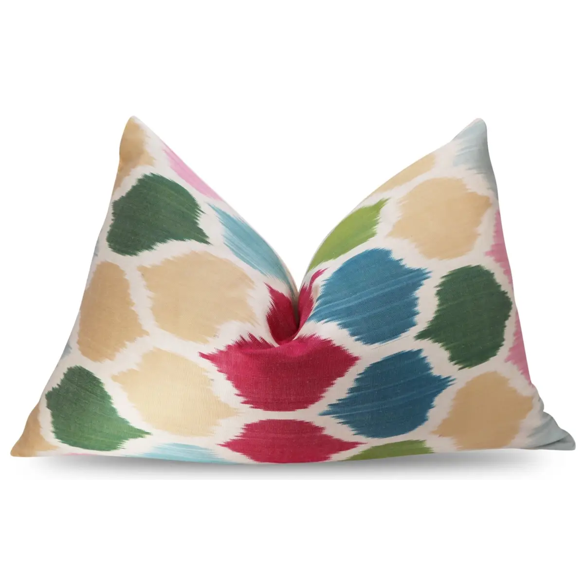 Canvello Handmade Silk Decorative Throw Pillow with Down Filled Insert - Canvello