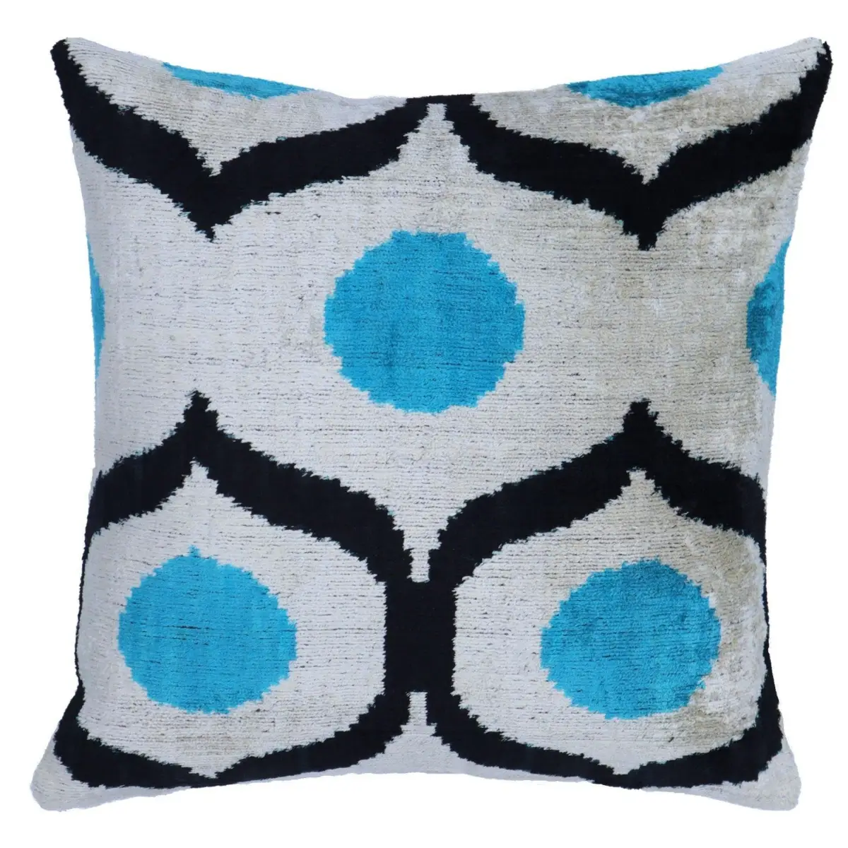 Canvello Handmade Sky Blue Pillows For Couch - 16x16 inch - Canvello