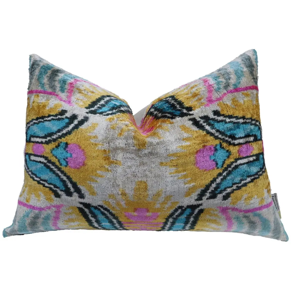 Canvello Handmade Soft Velvet Silk Cushion with Down Insert - 16x24 - Canvello