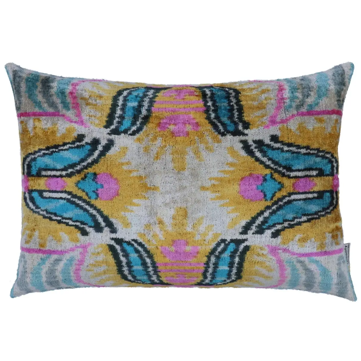 Canvello Handmade Soft Velvet Silk Cushion with Down Insert - 16x24 - Canvello