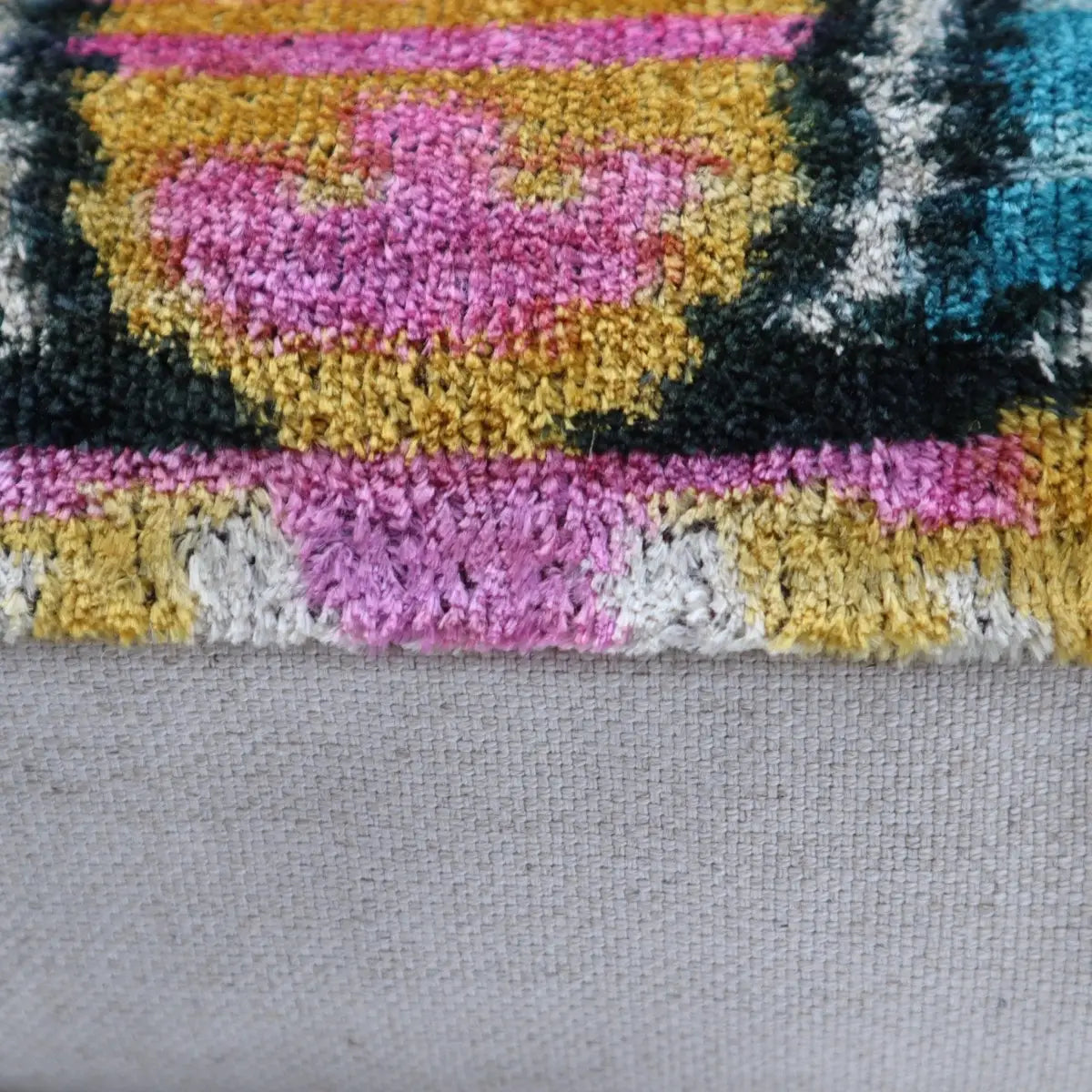 Canvello Handmade Soft Velvet Silk Cushion with Down Insert - 16x24 - Canvello