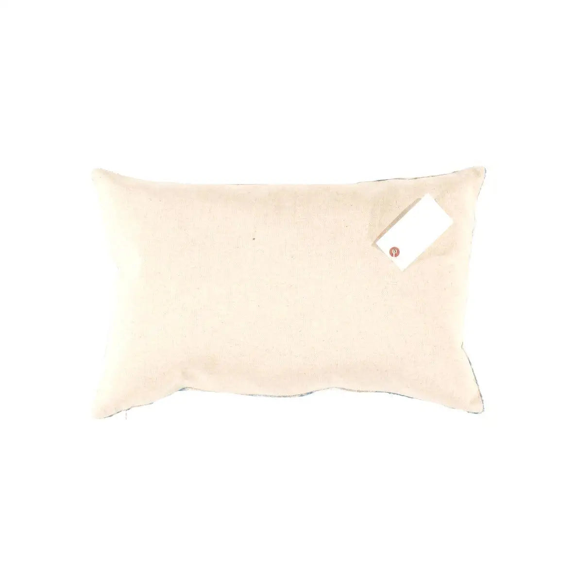 Canvello Handmade Turkish Silk Velvet Ikat pillow - 16’’x24’’ - light blue - Beige / 24”X 16” - Canvello