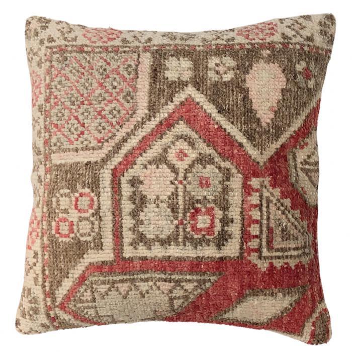 Coussin turc vintage fait main Canvello - 20' X 20'