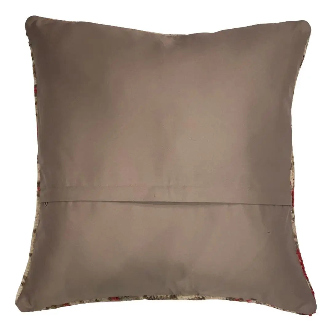Canvello Handmade Vintage Turkish Rug Pillow - 20’ X 20’ - Beige - Canvello