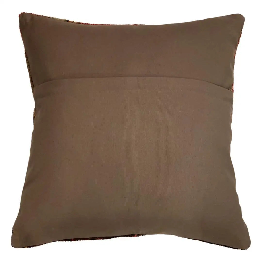 Canvello Handmade Vintage Turkish Rug Pillow - 20’ X 20’ - Rust - Canvello