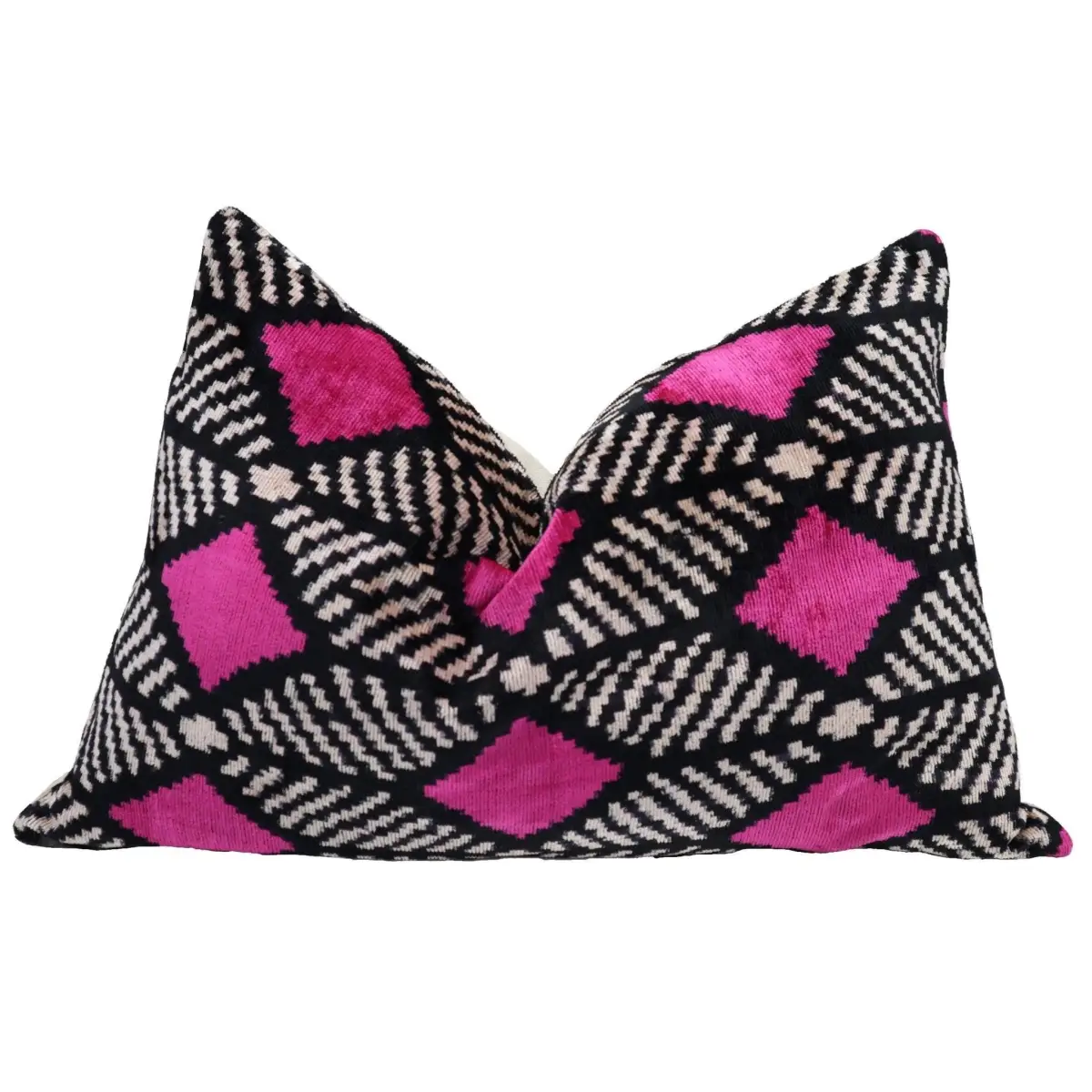 Canvello Hot Pink Throw Pillows For Couch Down Filled - 16x24 - Canvello