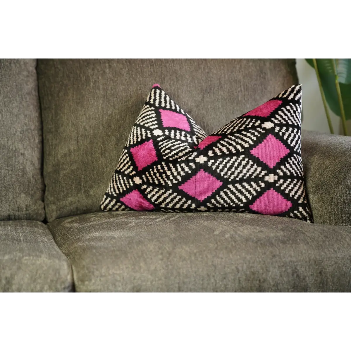 Canvello Hot Pink Throw Pillows For Couch Down Filled - 16x24 - Canvello