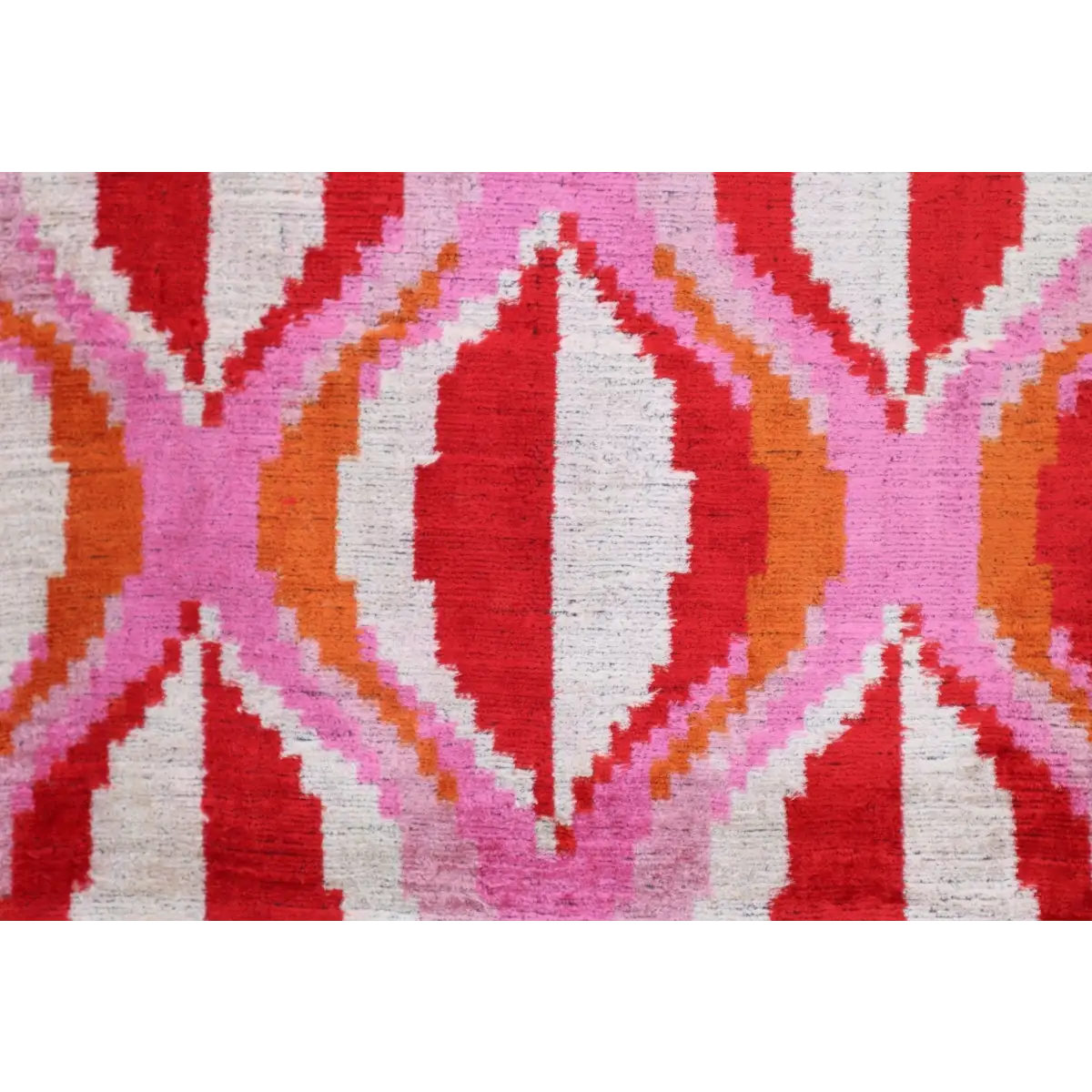 Canvello Invisible Zipper Silk Velvet Pink Red Throw Pillows - 20x20 - Canvello