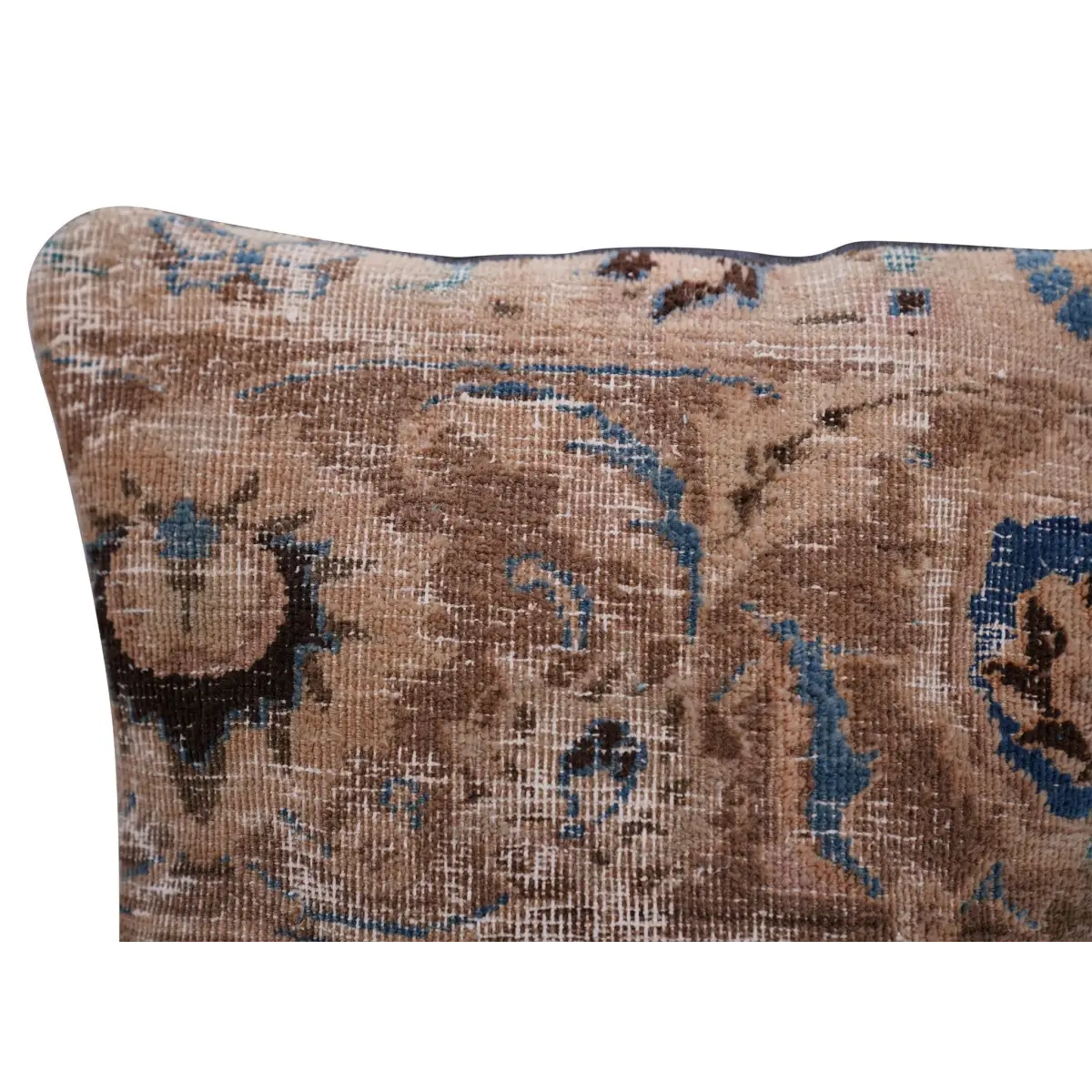 Canvello Kerman Rug Brown Throw Pillows - 18’’x18’’ - Canvello