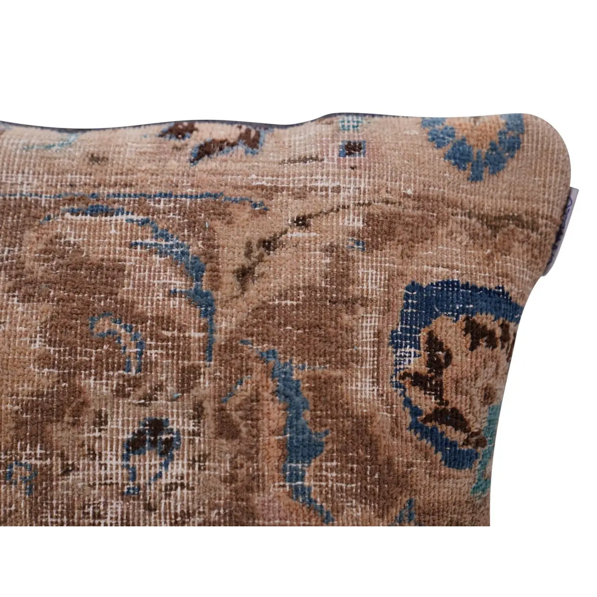 Canvello Kerman Rug Brown Throw Pillows - 18’’x18’’ - Canvello