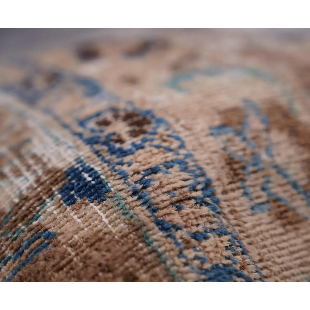 Canvello Kerman Rug Brown Throw Pillows - 18’’x18’’ - Canvello