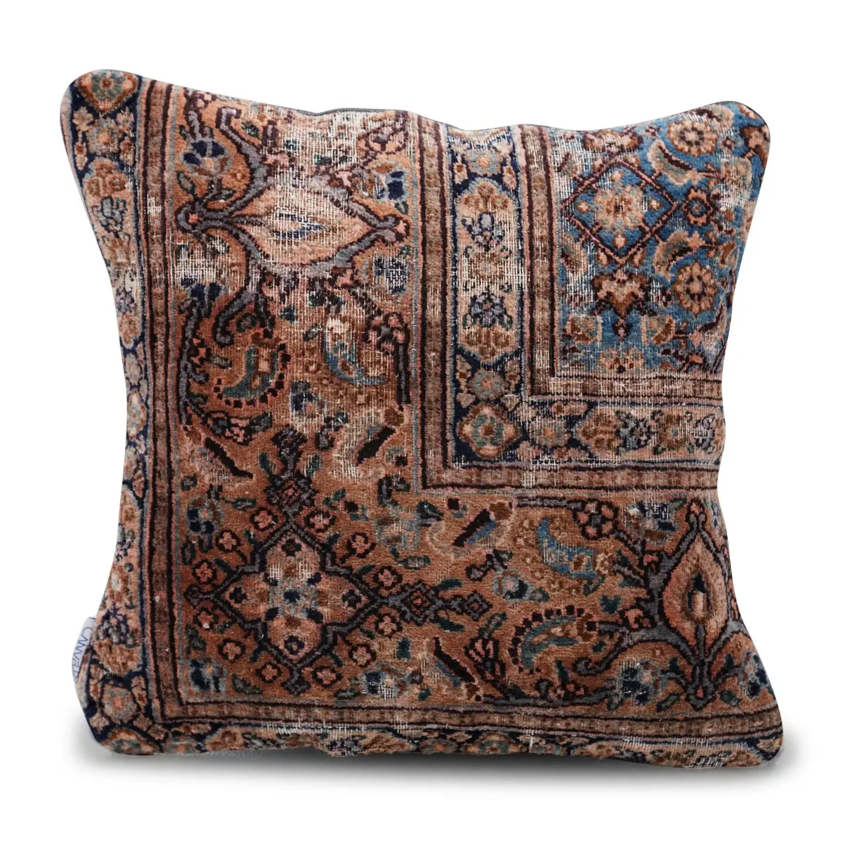 Canvello Kerman Rug Light Brown Throw Pillows - 18’’x18’’ - Canvello