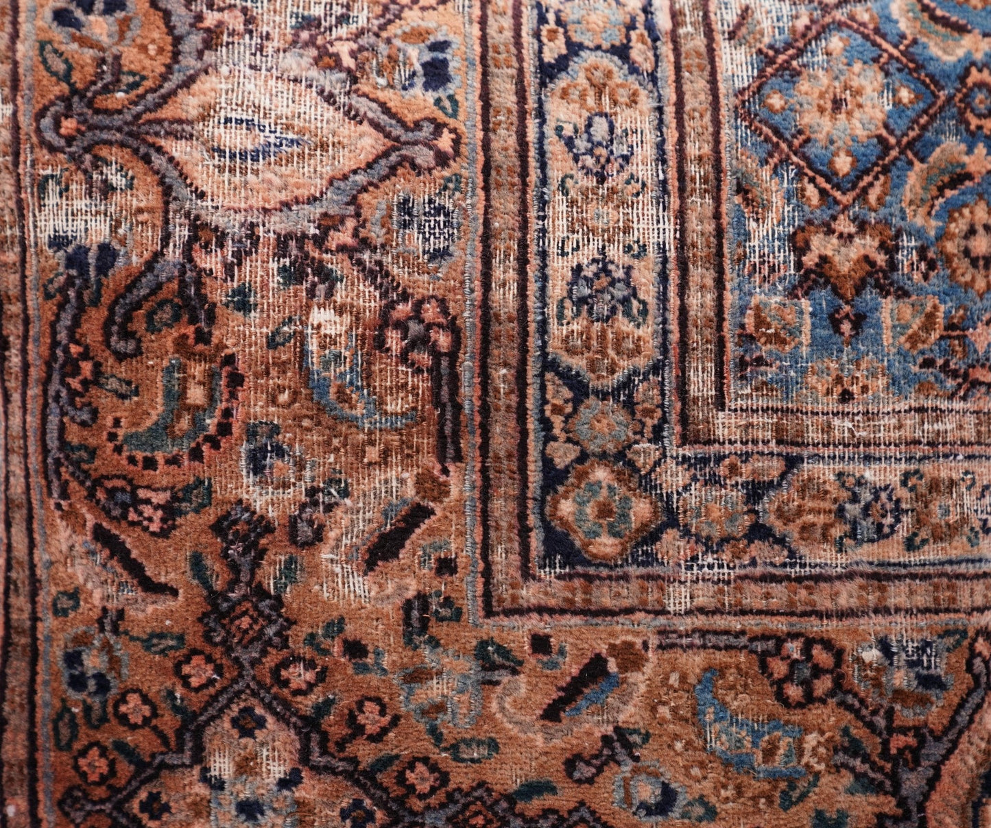 Coussins décoratifs en tapis Canvello Kerman marron clair - 18"x18"