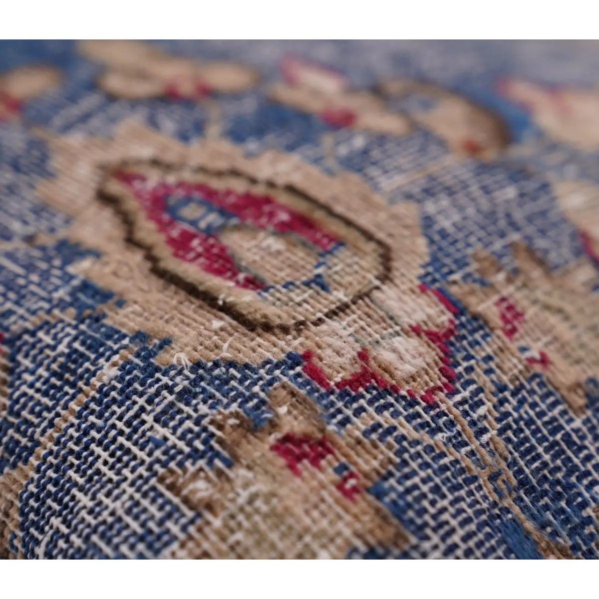 Canvello Kerman Rug Royal Blue Pillows For Couch - 16’’x16’’ - Canvello