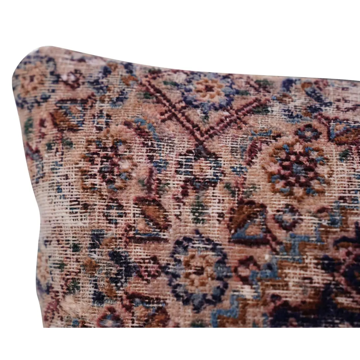 Canvello Kerman Rug Shabby Chic Pillow - 16’’x24’’ - Canvello
