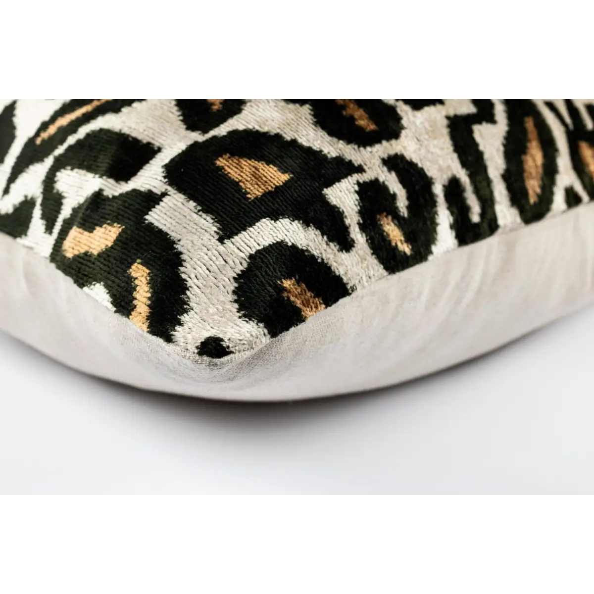 Canvello Luxurious 16x24 Handmade Velvet Silk Pillow with Premium Down Feather Insert - Tiger Print Design - Canvello