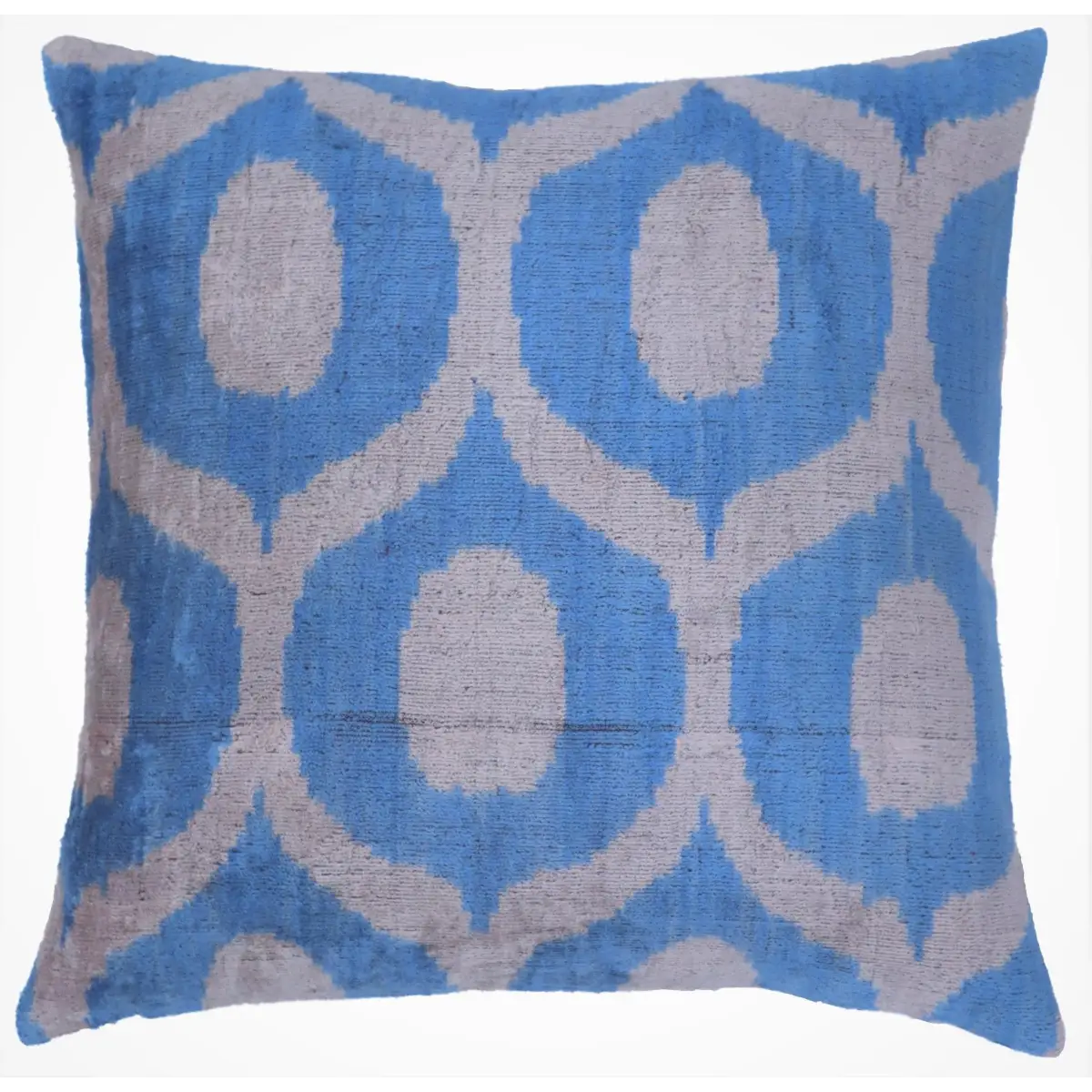 Canvello Luxurious Blue Velvet Throw Pillows - 20x20 - Canvello