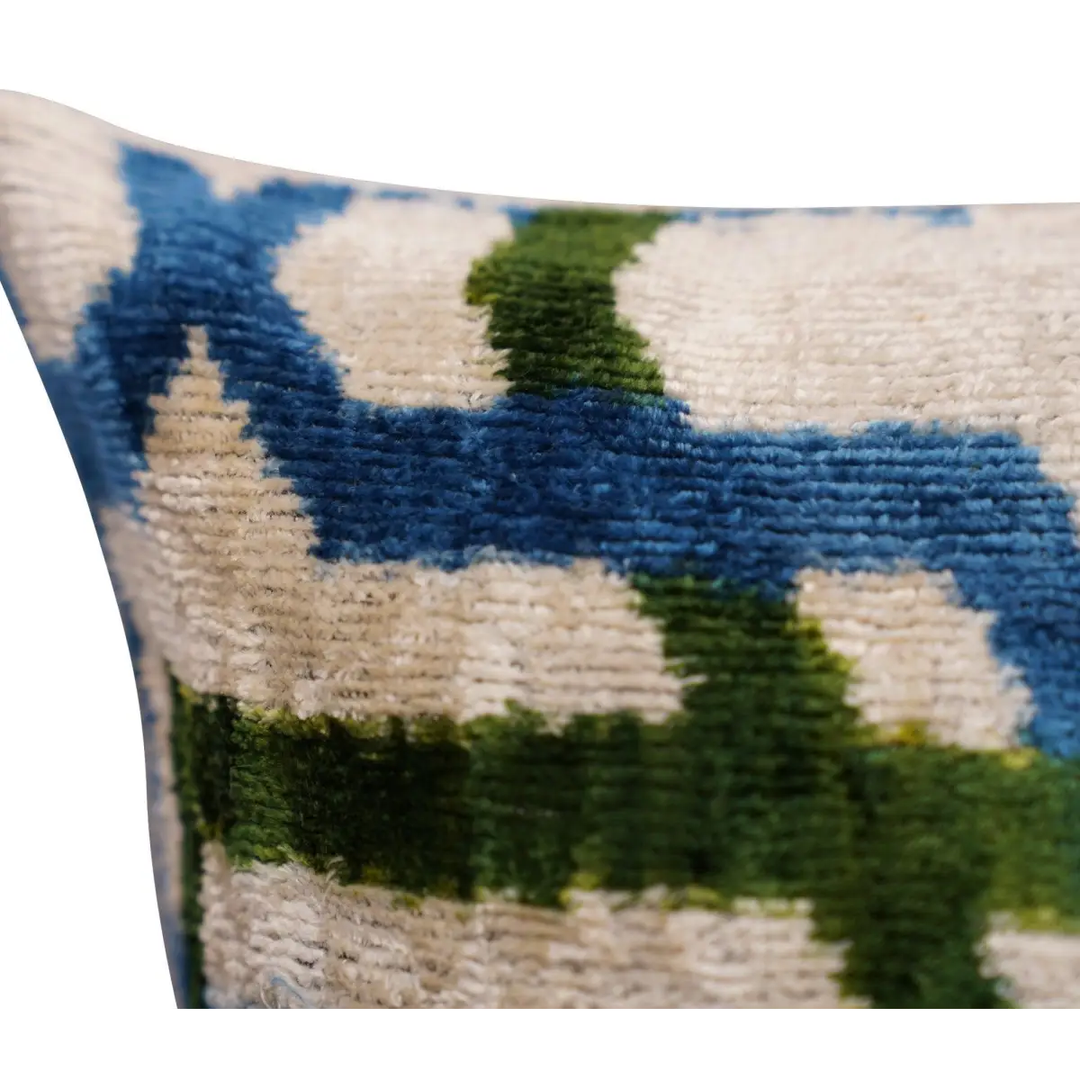 Canvello Luxury Blue Green Geometric Pillow for Couch - 16x16 inch - Canvello