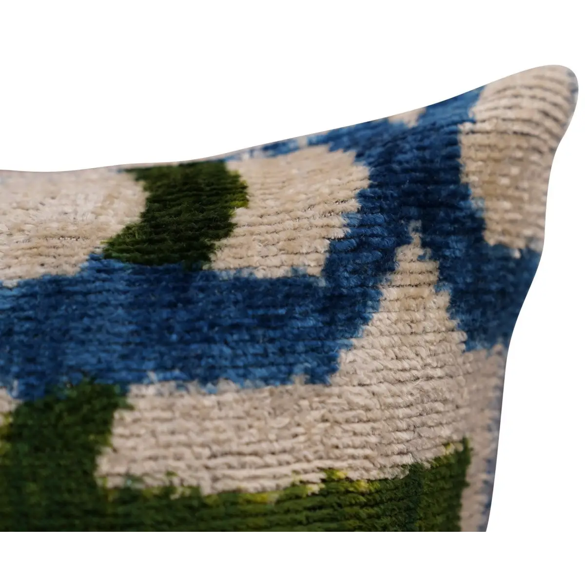 Canvello Luxury Blue Green Geometric Pillow for Couch - 16x16 inch - Canvello