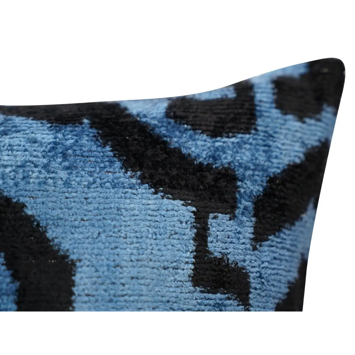 Canvello Luxury Blue Tiger Print Pillow for Couch - 16x16 inch - Canvello
