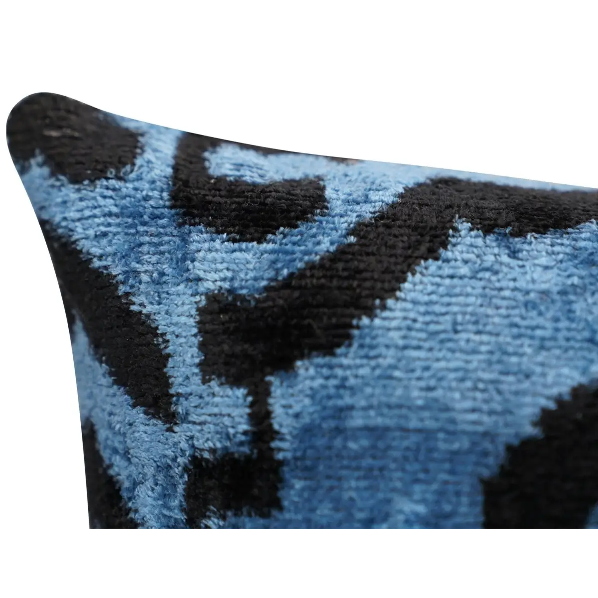 Canvello Luxury Blue Tiger Print Pillow for Couch - 16x16 inch - Canvello