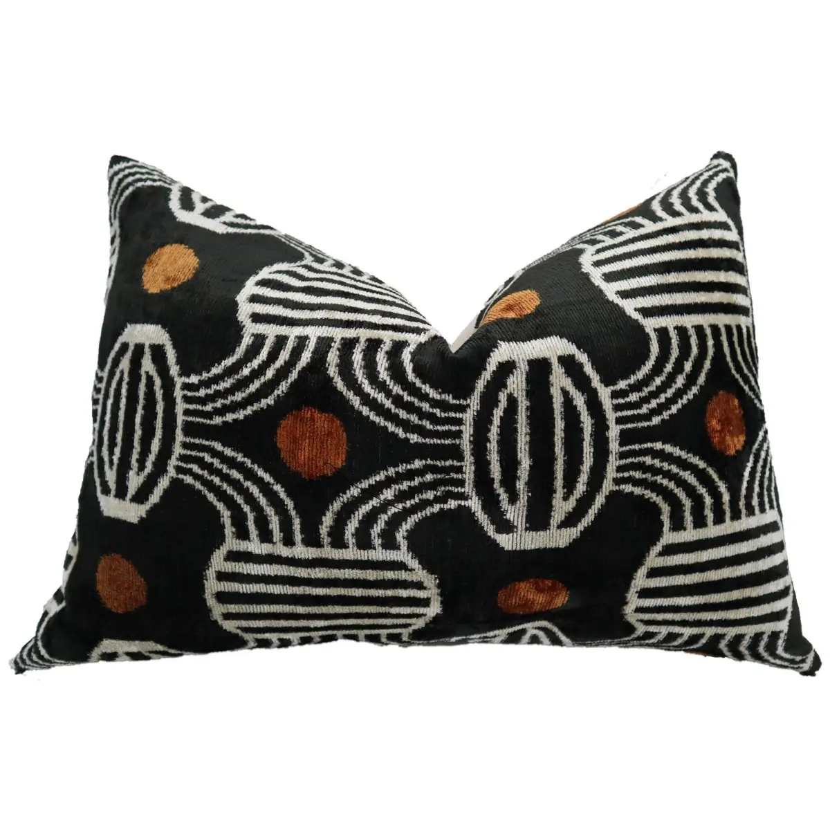 Canvello Luxury Decorative Black Throw Pillow | 16 x 24 in (40 x 60 cm) - Canvello