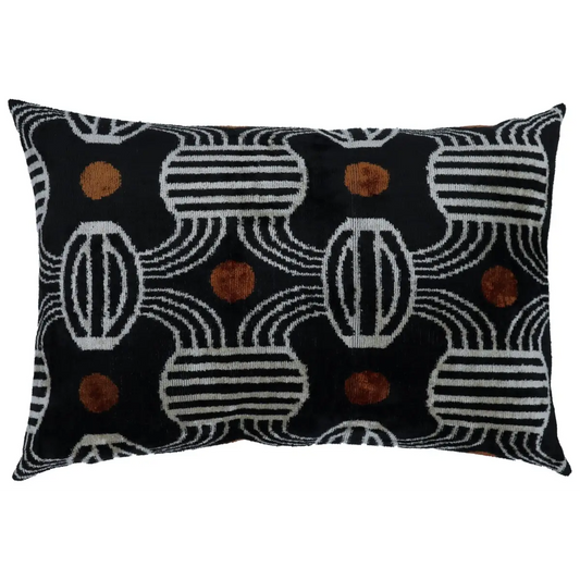 Canvello Luxury Decorative Black Throw Pillow | 16 x 24 in (40 x 60 cm) - Canvello