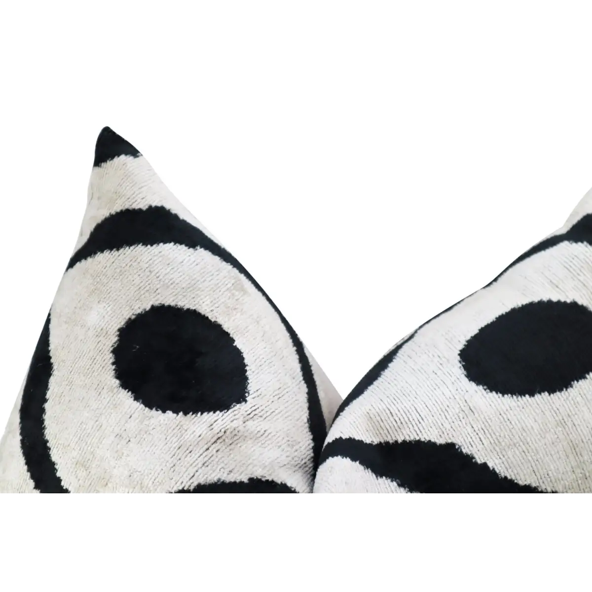 Canvello Luxury Decorative Black White Throw Pillow | 16 x 24 in (40 x 60 cm) - Canvello