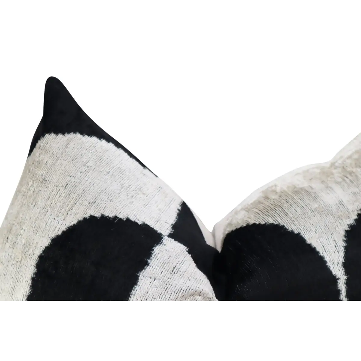 Canvello Luxury Decorative Black White Throw Pillow | 16 x 24 in (40 x 60 cm) - Canvello