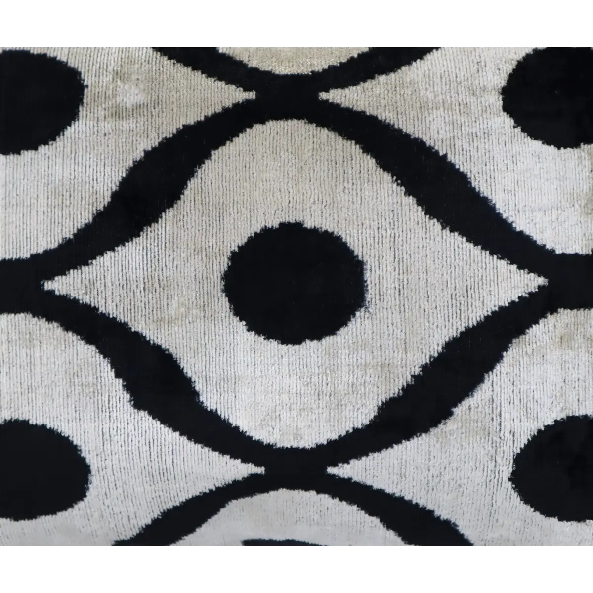 Canvello Luxury Decorative Black White Throw Pillow | 16 x 24 in (40 x 60 cm) - Canvello