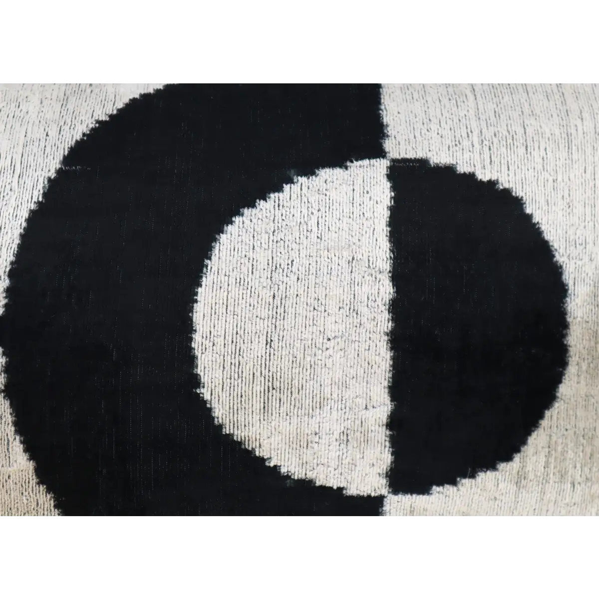 Canvello Luxury Decorative Black White Throw Pillow | 16 x 24 in (40 x 60 cm) - Canvello