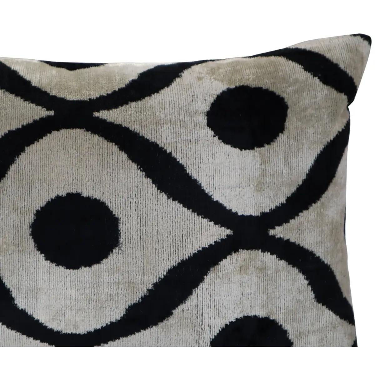 Canvello Luxury Decorative Black White Throw Pillow | 16 x 24 in (40 x 60 cm) - Canvello