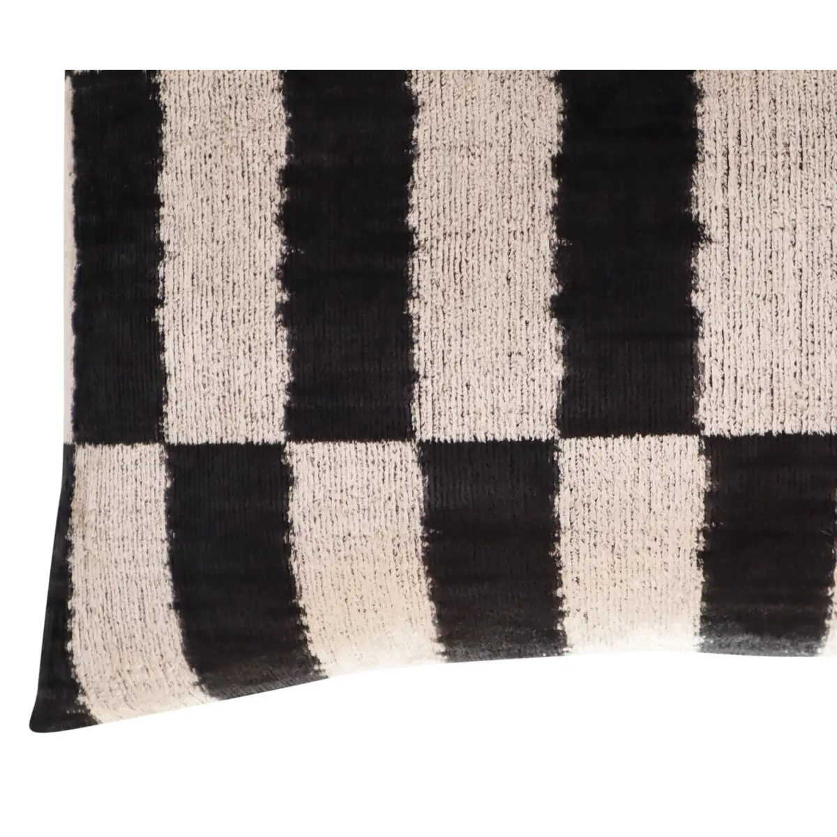 Canvello Luxury Decorative Black & White Throw Pillow | 16 x 24 in (40 x 60 cm) - Canvello