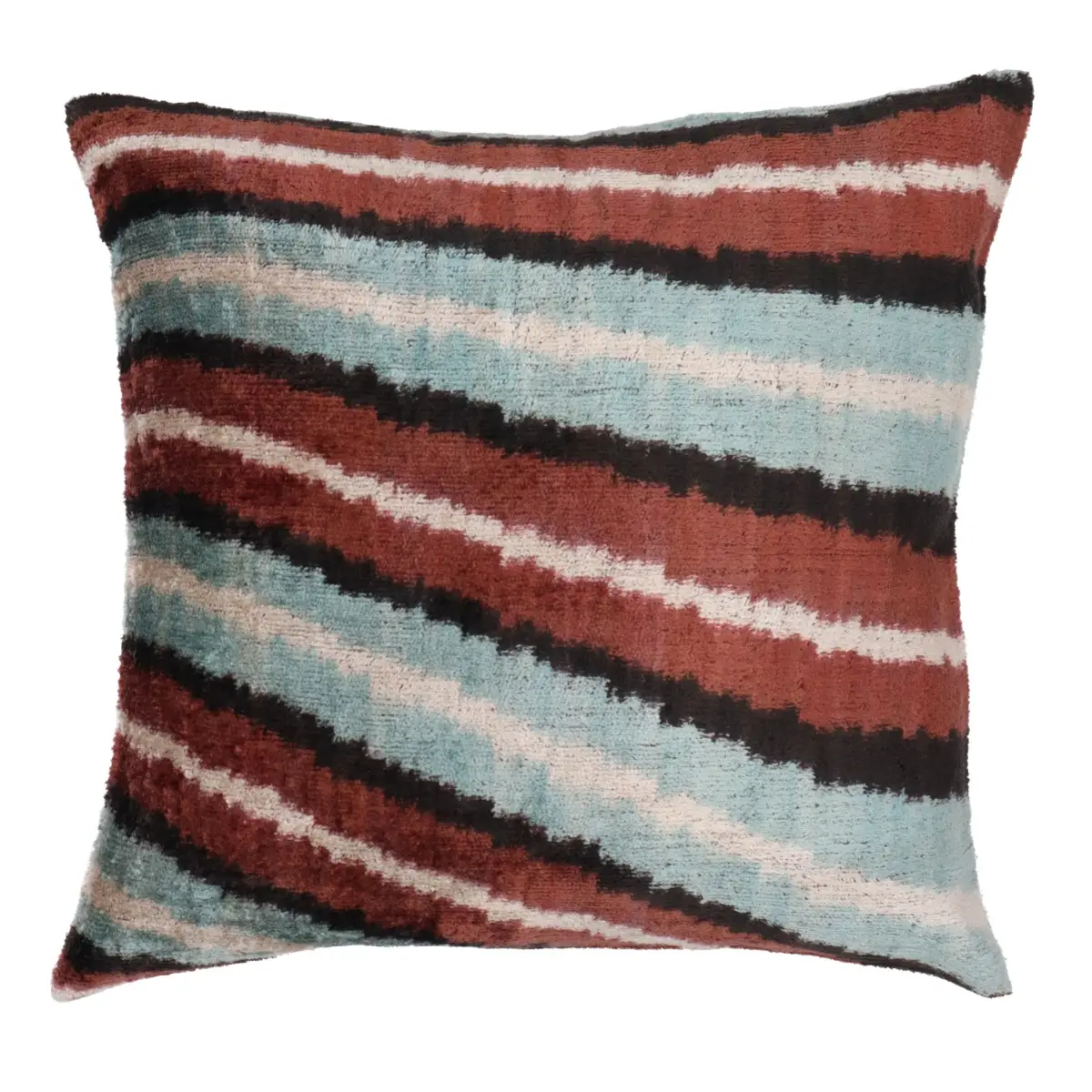 Canvello Luxury Decorative Brown Gray Throw Pillows | 16 x 16 in (40 x 40 cm) - Canvello